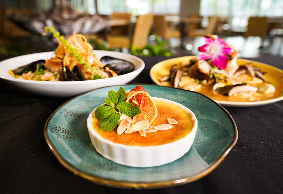 Gourmet dining at Canyon Grille