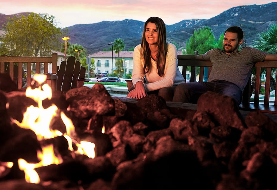 Cozy fire pit
