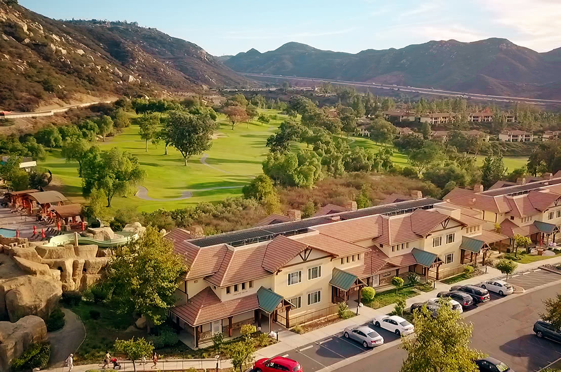 Mountain Villas at San Diego Aerial 