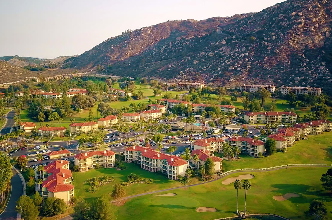 Villas on the Greens at San Diego Aerial