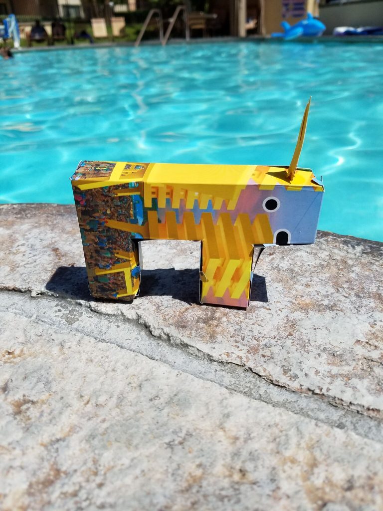 Coachella unicorn by pool