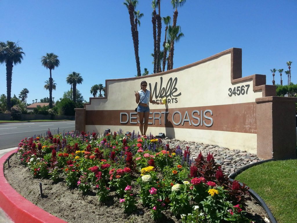 Welk Resorts Palm Springs sign